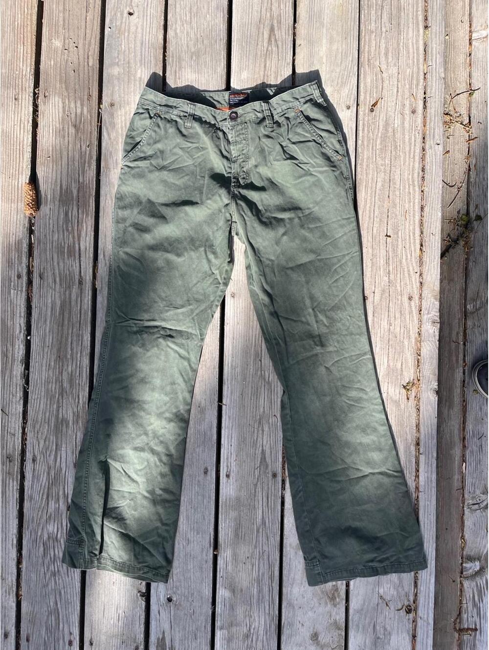 Vintage Abercrombie & Fitch 90s Y2K Size 10 34" M Medium Military Boot Pants